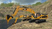 Caterpillar 345D Pack para Farming Simulator 2017 miniatura 1