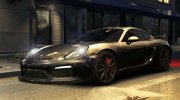 2016 Porsche Cayman GT4 v1.0 для GTA 4 миниатюра 1