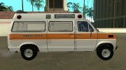 Ford Econoline E-250 1986 ambulance for GTA San Andreas miniature 6