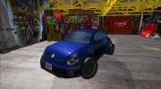 Volkswagen New Beetle 2012 LowPoly (SA Style) для GTA San Andreas миниатюра 2