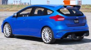 2016-2017 Ford Focus RS 1.0 for GTA 5 miniature 4