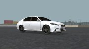 2012 Lexus GS350 F Sport (SA Style) для GTA San Andreas миниатюра 1
