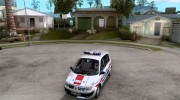 Renault Scenic II Police para GTA San Andreas miniatura 1