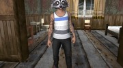 Skin HD GTA V Online в маске Енота v2 для GTA San Andreas миниатюра 1