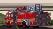 E-One Quint Rearmount SACFD Ladder 49 для GTA San Andreas миниатюра 3