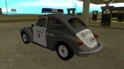 Volkswagen Beetle 1994 Brigada Militar Paulista for GTA San Andreas miniature 4