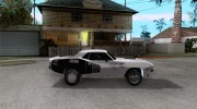 Plymouth Hemi Cuda Rogue para GTA San Andreas miniatura 5