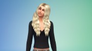 Прическа Lavender para Sims 4 miniatura 2