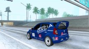 Dacia Sandero Rally para GTA San Andreas miniatura 2