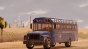 GTA V Vapid Police Prison Bus для GTA San Andreas миниатюра 1