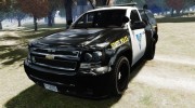 Chevrolet Tahoe Marked Unit для GTA 4 миниатюра 1