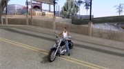 Harley Davidson FLSTF (Fat Boy) v2.0 Skin 4 для GTA San Andreas миниатюра 1