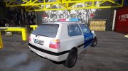 Volkswagen Golf Mk3 Estonian Police для GTA San Andreas миниатюра 4