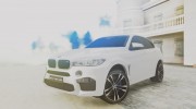 BMW X6M 2015 для GTA San Andreas миниатюра 4