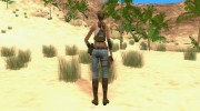 Новая военная девушка для GTA San Andreas миниатюра 3