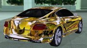 Bentley Continental GT Gold Baku Style for GTA San Andreas miniature 2