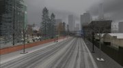 Winter Los Santos Roads (+Remove Grass & Flowers) для GTA San Andreas миниатюра 1