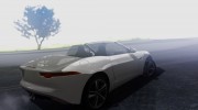 Jaguar F Type для GTA San Andreas миниатюра 2