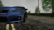 Lexus IS Sport для GTA San Andreas миниатюра 2