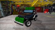 Jeep Willys CJ-5 Cafetero для GTA San Andreas миниатюра 1