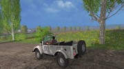 ГАЗ 69 для Farming Simulator 2015 миниатюра 8