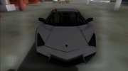 2008 Lamborghini Reventon FBI для GTA San Andreas миниатюра 5