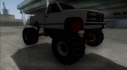 1990 Chevrolet Silverado Monster Truck для GTA San Andreas миниатюра 2