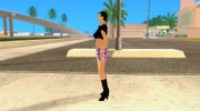 Девушка para GTA San Andreas miniatura 2