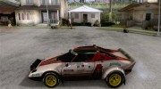 Lancia Stratos для GTA San Andreas миниатюра 2