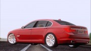 BMW 750Li 2012 для GTA San Andreas миниатюра 31