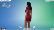 Платье Madlen Lucia Dress для Sims 4 миниатюра 2