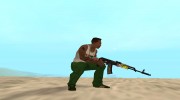 AK-47 Cannabis Camo для GTA San Andreas миниатюра 5