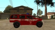 Nissan Pathfinder Пожарная служба для GTA San Andreas миниатюра 4