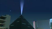 Работающий прожектор на маяках и пирамиде para GTA San Andreas miniatura 3