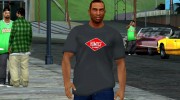 HD CJ Dark T-Shirt 2016 para GTA San Andreas miniatura 3