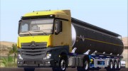 Mercedes-Benz Actros MP4 Stream Space Black для GTA San Andreas миниатюра 2