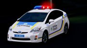 Toyota Pruis Патрульная Полиция Украины для GTA San Andreas миниатюра 1
