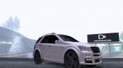 Mercedes-Benz ML63 AMG W165 Brabus for GTA San Andreas miniature 4