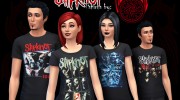SlipKnoT TShirts для Sims 4 миниатюра 1