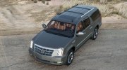 Cadillac Escalade ESV Premium Collection (GMT936) 2012 для BeamNG.Drive миниатюра 6