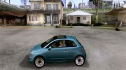 Fiat 500 C для GTA San Andreas миниатюра 2