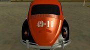 Volkswagen Beetle 1969 Rádio Patrulha Paulista para GTA San Andreas miniatura 7