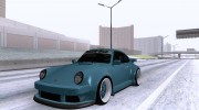 Porsche 911 Turbo RWB DS for GTA San Andreas miniature 1