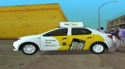 Renault Logan 2015 Яндекс Такси for GTA Vice City miniature 2