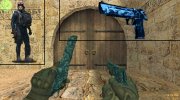 CS:GO Desert Eagle Cobalt Disruption Diver Collection para Counter Strike 1.6 miniatura 1