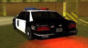 1992 Chevrolet Police LSPD /LAPD Sa Style for GTA San Andreas miniature 3