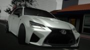 Lexus GS-F для GTA San Andreas миниатюра 4
