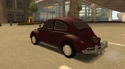 Volkswagen Beetle 1300cc 1964 (Low Poly) for GTA San Andreas miniature 2