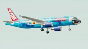 Airbus A320-200 TAM Airlines - Rio movie livery (PT-MZN) для GTA San Andreas миниатюра 15