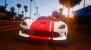 Dodge Viper ACR 2016 для GTA San Andreas миниатюра 4